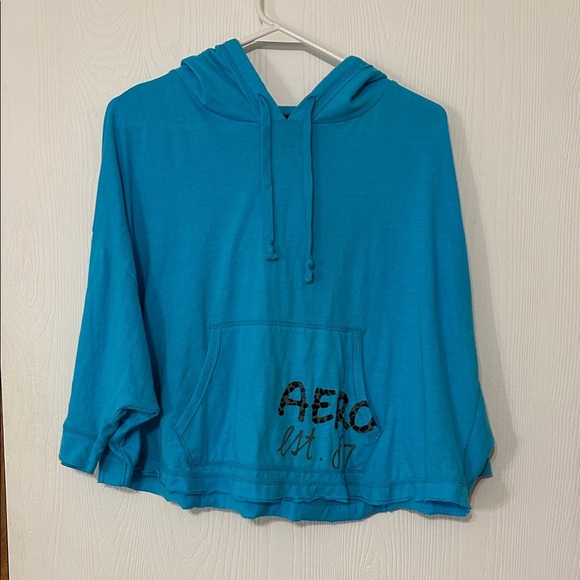 Aero Blue Hoodie Size Small - Picture 1 of 8